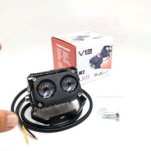 Lampu Tembak Sorot LED Laser Gun V12 M2 Lasergun D2 Mobil Motor Dual CSP MT27 SQL2 SQL 2 Mata