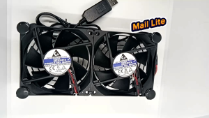 Fan Kipas Pendingin Modem STB Usb 5V 8cm Doble Rangkap. Single double.