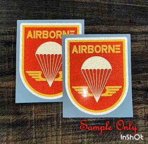 Airborne Airforce 3M Reflective Stickers: Enhance Safety & Style