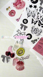 stiker lem aesthetic