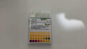pH  indicator  strip (Merck )   กระดาษวัดค่าพีเอช กระดาษลิตมัส(100ชิ้น) กระดาษวัดPh กระดาษวัดค่า Ph - Lazada