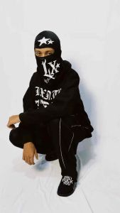 LXNTX Masker Ninja Balaclava LX Black Free sticker