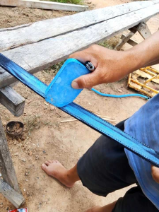 ยาลับมีด450กรัม+เข็มขัดผ้ายีนส์ผลัดมีดกรีดยาง เพิ่มความคมให้มีด ใช้งานได้ทั้ง2ด้าน