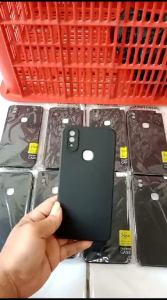 SOFTCASE CASING HP VIVO V9/VIVO Y85 SLIKON CASE PRO CAMERA FULL BLACK FULL HITAM