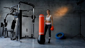 Vertical Punching Bag Inflatable Samsak Tinju 1.2M