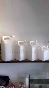 HDPE Square Plastic Containers with Handle / Tong Air / Drum Size 2L / 4L / 5L / 10L