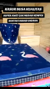 kasur busa super awet muat 3 orang berkualitas uk200x140x10 anti kempes nyaman empuk dan tebal