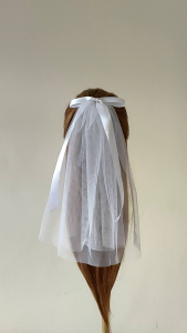 CARICE 001: Small Minimalist Intimate Bridal Prenup Veil