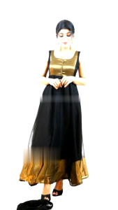 Traditional Anarkali Dress with Removeable Koti
