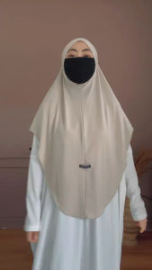 Jilbab Instan Khimar Dagu French Khimar Tanpa Cadar Bahan Jersey Premium Hagia By Khadijah