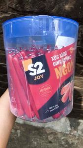 Xúc xích ca S2 Joy 1050g/50 cây + phô mai bò cười 112g/8 miếng + tặng 1 bịch bánh tráng vị phô mai