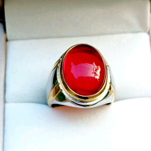 CINCIN BATU MERAH SIAM BANGKOK RING TITANIUM SUPER
