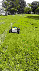 Mesin rumput remote /Remote Gasoline Lawn Mower(10hp rotor)