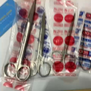 Kéo y tế Pakistan kích thước 16cm thẳng 2 đầu nhọn