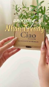 [KHÔNG ĐEN GỈ] Nhẫn titan thiết kế phong cách đơn giản mã 59 Ciao accessories