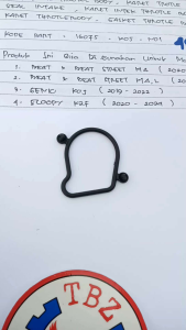 Penggunaan Oring Throttle Body Beat & Genio