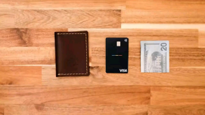 Dompet Kulit Dompet Pria Tempat Kartu Kulit Pribadi