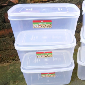 6PCS KOTAK TOPLES 1800ML/TOPLES KOTAK SERBAGUNA/WADAH MAKANAN DENGAN TUTUP