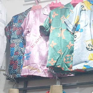 ชุดนอน ผู้หยิงเล็ก ผ้าแพร