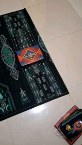 Sarung Alsamsi Batik Gus Mix HITAM PUTIH