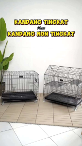 kandang kucing model rumah tingkat 2/kandang ayam/kandang anjing
