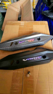 Cover Knalpot Vario 150 125 All New 2018 - 2024 Plus Stiker Hologram Tutup Knalpot Vario 150 2018 - Pelindung Knalpot