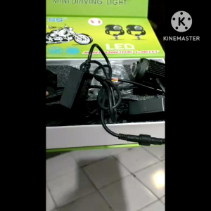 Lampu Tembak D2 Mini Driving LED Light TSS Plus kipas besi Laser D2 TSS warna putih kuning set Universal Mobil Motor