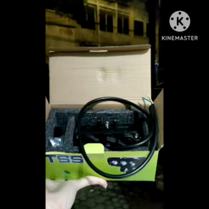 Lampu tembak SQL TSS 3 LED Lensa high low besi plus kipas pendingin 2 warna kuning putih Universal motor mobil