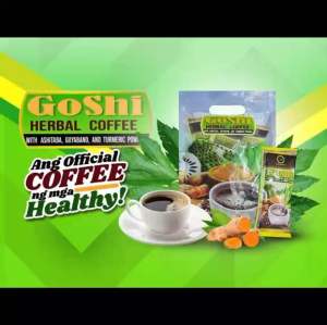 Goshi Herbal Coffee with Ashitaba Guyabano and  Turmeric Powder
