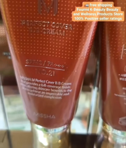 Missha Perfect Cover BB Cream No. 21 Light Beige For Bright Skin SPF 42 PA +++
