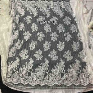 kain brukat tile semi prancis | brukat penelan semi prancis | brukat tile (150cm x 250cm)