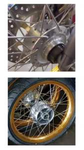 LC135 5S 4S Y125Z CHROME HUB SET DIAMOND POLISH YAMAHA LC-135 125Z Y125 Y125ZR 125ZR GANTANG DEPAN BELAKANG FRONT REAR