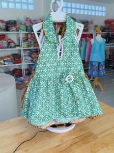 ชุดเด็ก ชุดไทยเด็ก เดรส (รหัสD37) 6-24เดือน หรือน้ําหนักไม่เกิน12กิโล ใส่สวยและน่ารักมากๆ ผ้าใส่สบายไม่ร้อน สีสดใสค่ะ มี4สี