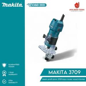 Trimmer Kayu Makita 3709 Mesin Profil 6mm Router Kayu Terbaik