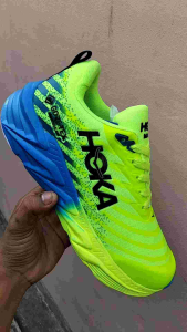 Sepatu Hoka Gore-tex Running Invisible Fit / Sepatu Jogging Pria & Wanita Merah Putih