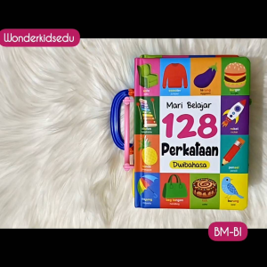 Mari Belajar ABC 123 Badan Saya - Haiwan - Perkataan - Lets Learn - Board Book for Baby - Buku Board Bayi