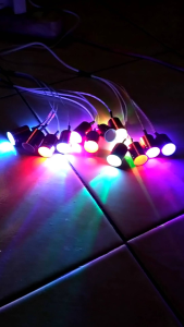 lighting USB isi 4lampu 3warna berkedip kedip