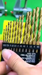 Bộ 13 Mũi Khoan Sắt Gỗ TUOSENThép HSSChuôi Tròn