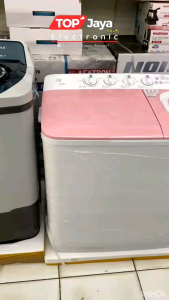 MESIN CUCI TOSHIBA 85KG TWIN TUB VH-H95MN BARU BERGARANSI RESMI