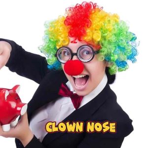 Clown Red Nose. Hidung Badut. Clown Costume Accessories