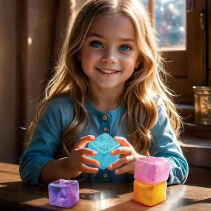 5.5cm Nice Cube Gumdrop Fidget Toy with Super Solid Squishy Toy for Stress Relief and Fun Play