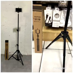 TRIPOD 3118 BESI STAND HOLDER UNIVERSAL HP DAN CAMERA 1.3Meter