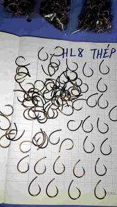 LƯỠI CÂU CẮM RẮN HL8 THÉP