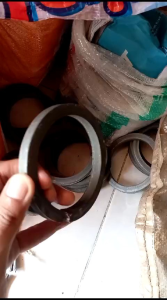 Ring besi tempa leter O | aksesoris pagar tralis