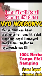 Jamu Herbal Stamina Badan Agar Tidak Loyo Kesehatan Badan Racikan Madura