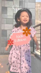 Kids Dress with Sleeves Raffle Ruffle Sleeves