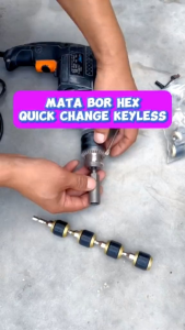 ADAPTOR KEPALA MATA BOR QUICK CHANGE HEXAGONAL 60 MM