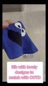 ARIA U-Shape Soft Organic Cotton Bandana Baby Bib Saliva Bib Washcloth Napkins Burp cloth for infants toddlers or children of 0 to 3 years old