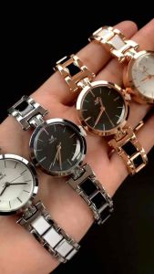 (FREE BATRAI) A144 Mirete Jam Tangan Rantai Wanita Bulat Analog Bahan Stainless Steel Multi Warna Produk Original Berkualitas Watches Fashion Terbaru dan Termurah Quartz
