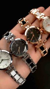 COD Jam Tangan MIRETE Keramik Wanita Rantai Stainless Analog Best Seller Terbaru 2024 Watches Quartz D144